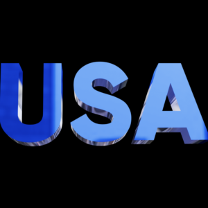 USA 3D LETTERS