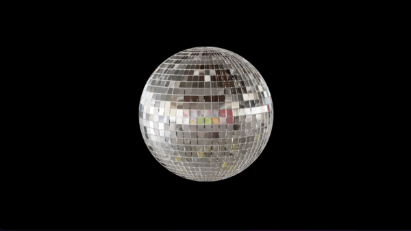 3d Disco Ball Animation